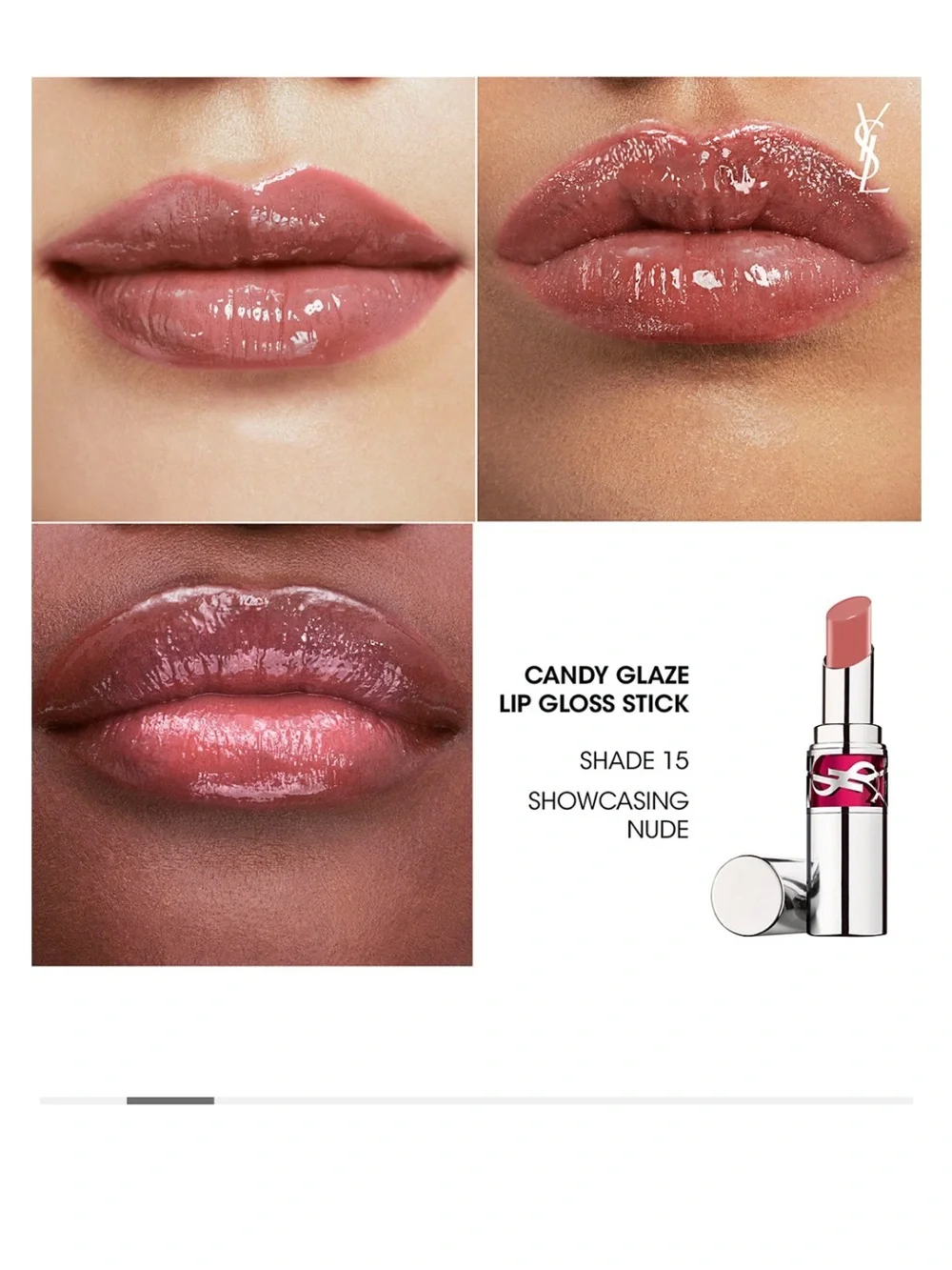 Ysl candy glaze lip gloss stick